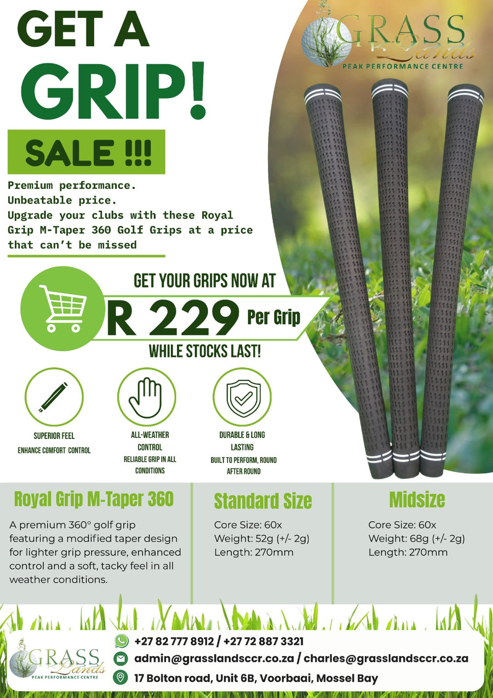 Grips - Royal Grip M-Taper 360