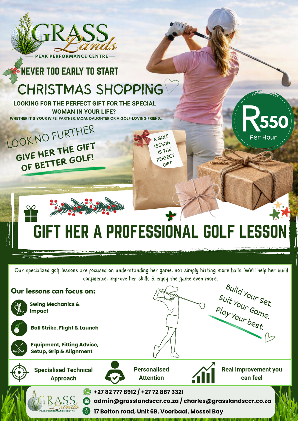 TAKE YOUR GOLF TO THE NEXT LEVEL!